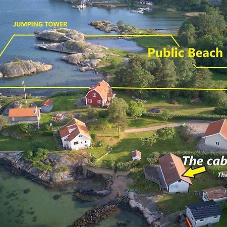 Cabin At The Sea Close To Public Beach With A Jumpingtower Hoviksnas Екстериор снимка